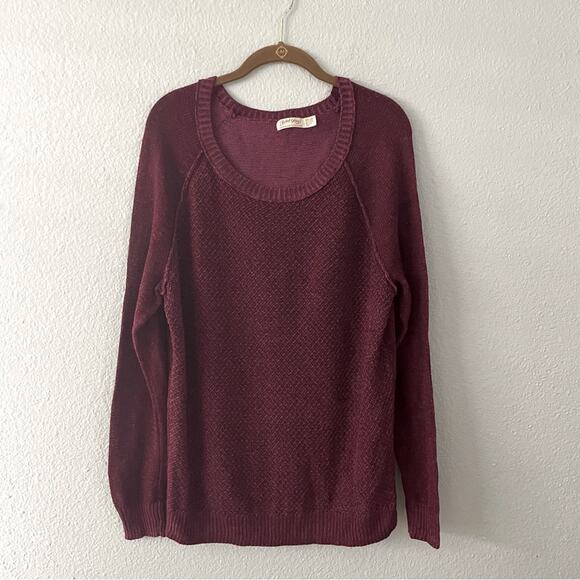Wine Burgundy Lightweight Sweater Size XXL - Picture 1 of 5